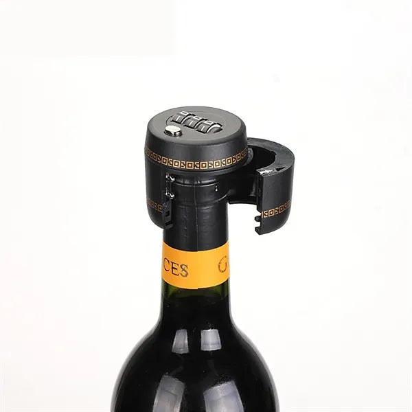 Combination Lock for Wine and Liquor Bottle