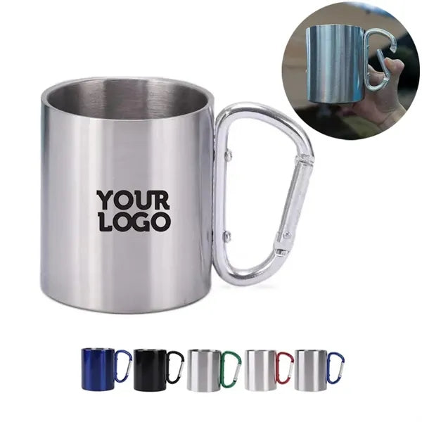 7.5oz. Mug w/ Carabiner Handle