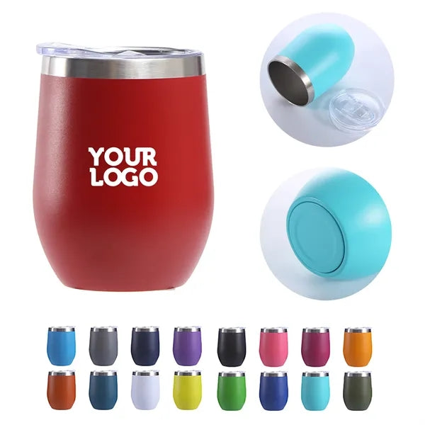 16oz Egg-Shaped Cup w/ Lid