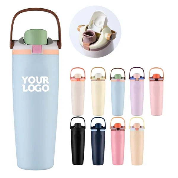 30oz. Dual-spout Insulated Tumbler