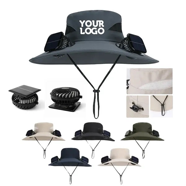 Solar Powered Fan Hat