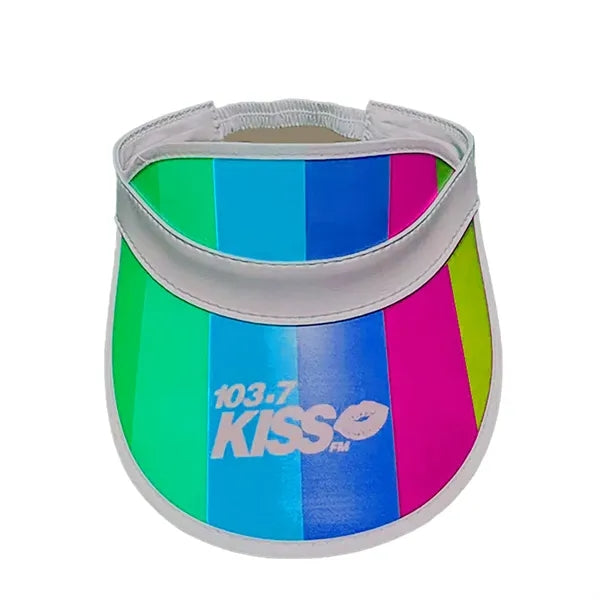 PVC Rainbow Sun Visor