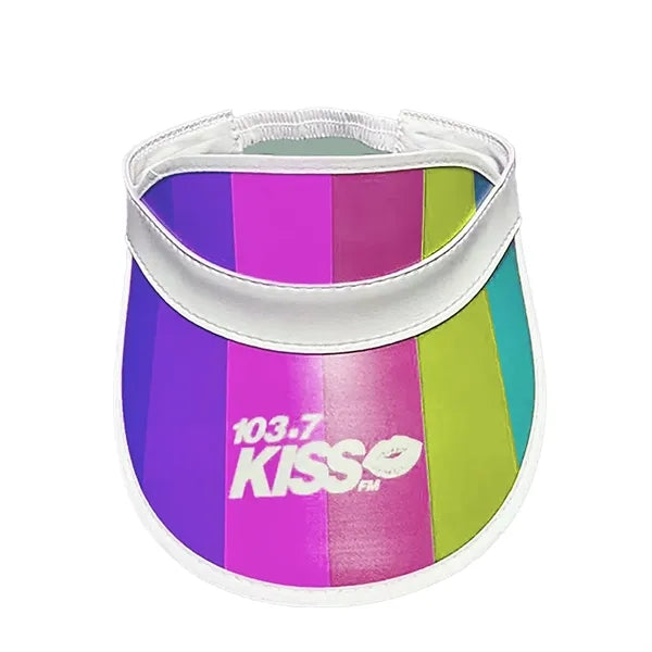PVC Rainbow Sun Visor