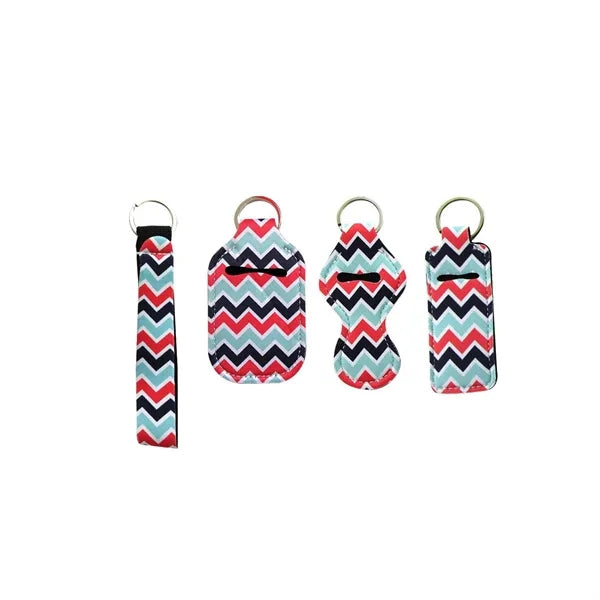 Pink Ribbon Keychain Set