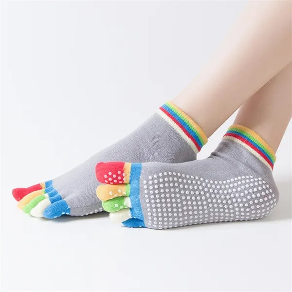 Non-Slip Toe Yoga Socks