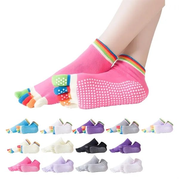 Non-Slip Toe Yoga Socks