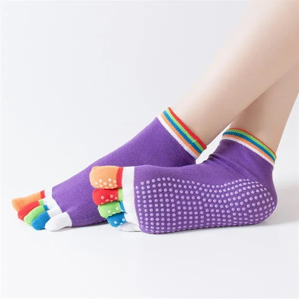 Non-Slip Toe Yoga Socks