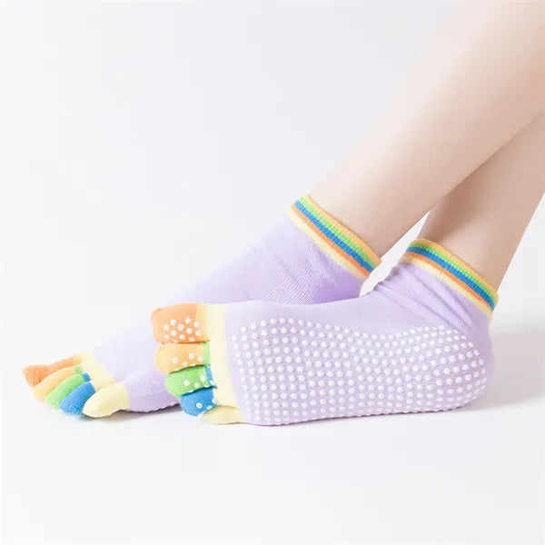 Non-Slip Toe Yoga Socks