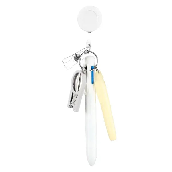 Retractable Nurse Pen Keychain Set