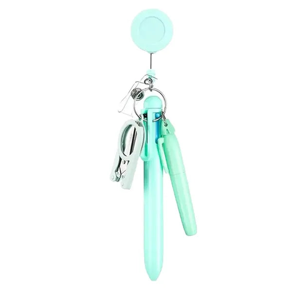 Retractable Nurse Pen Keychain Set