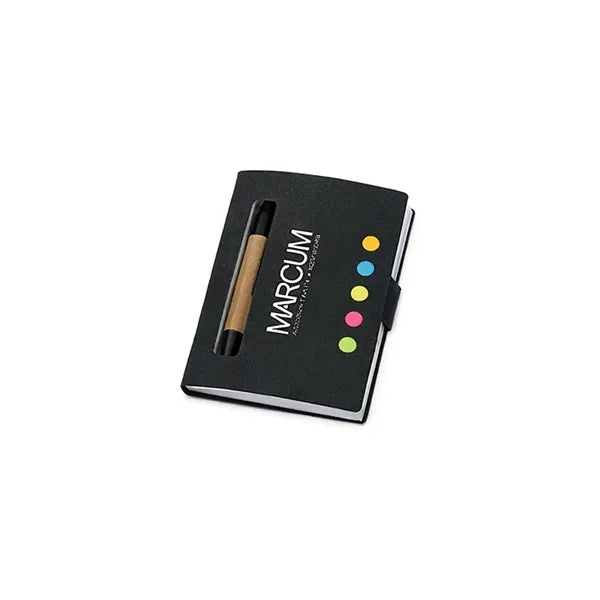 Colorful Eco-Friendly Notepad w/ Pen