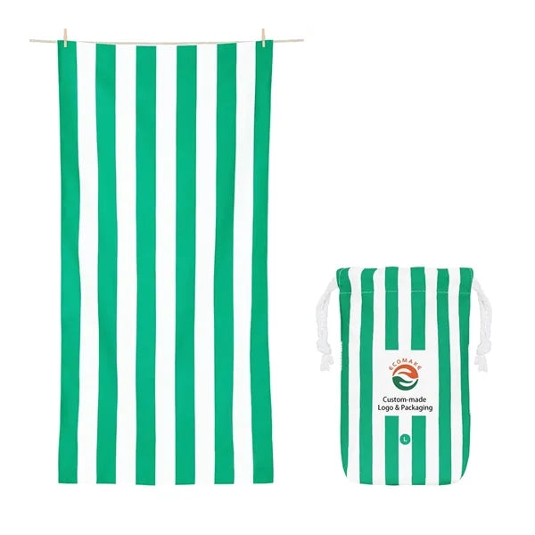 Beach Towel w/ Drawstring Bag