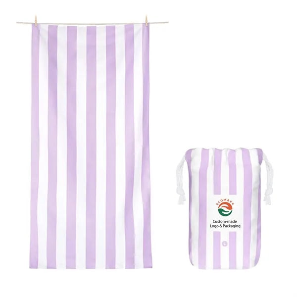 Beach Towel w/ Drawstring Bag
