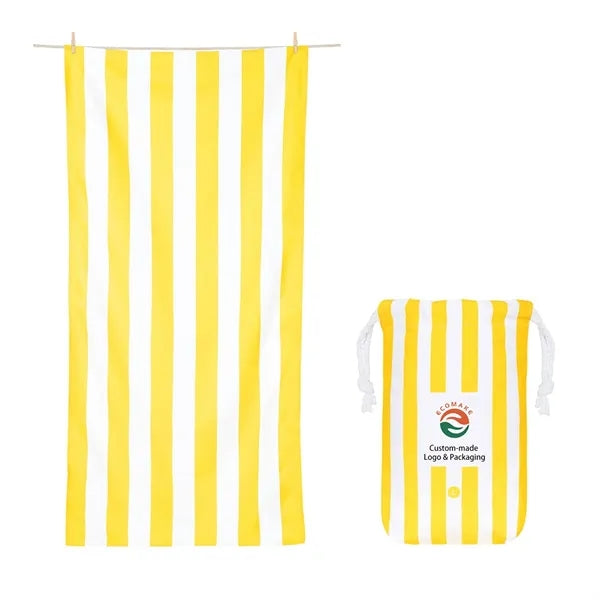 Beach Towel w/ Drawstring Bag