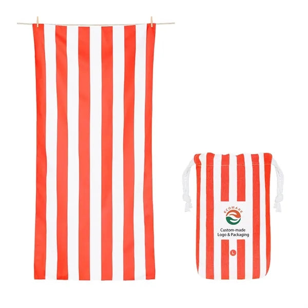 Beach Towel w/ Drawstring Bag