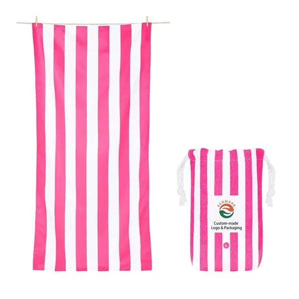 Beach Towel w/ Drawstring Bag