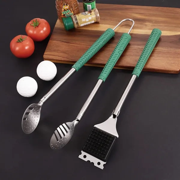 8-Pcs Golf-Club Shaped BBQ Tools Set