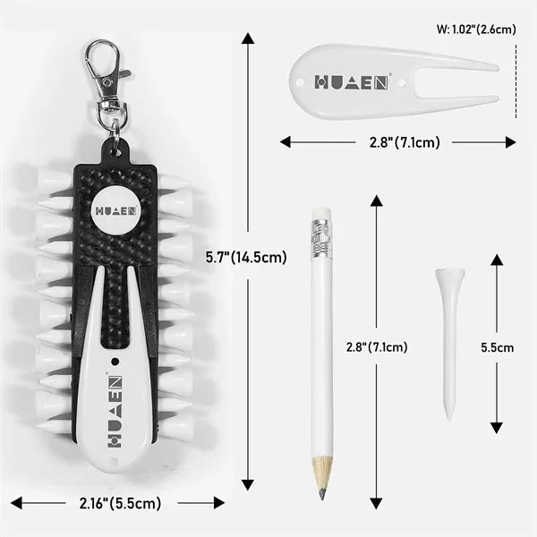 Golf Accessories Set Keychain