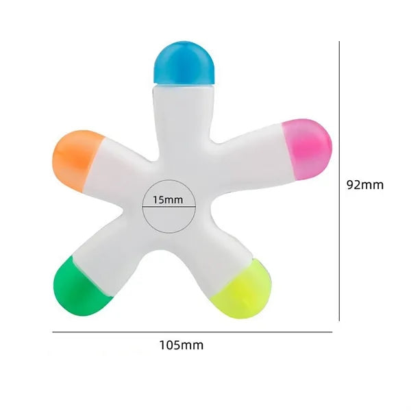 Palm Shaped 5 in 1 Highlighter