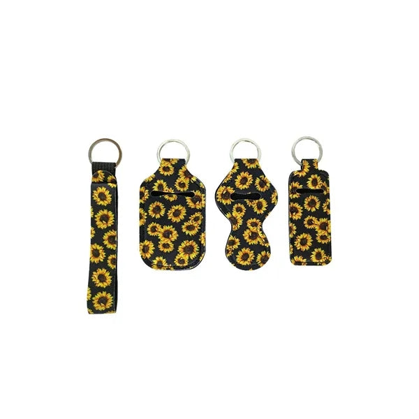 Pink Ribbon Keychain Set