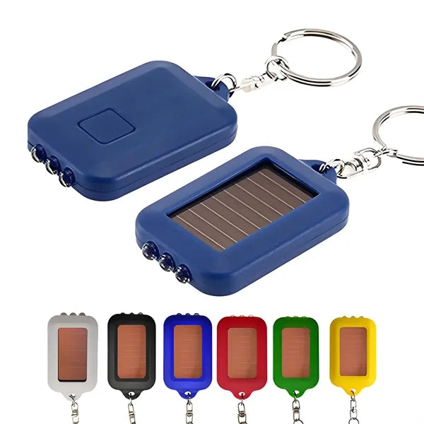 Mini Solar Flashlight Keychain