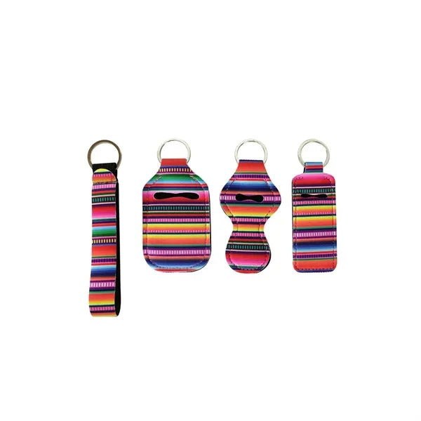 Pink Ribbon Keychain Set