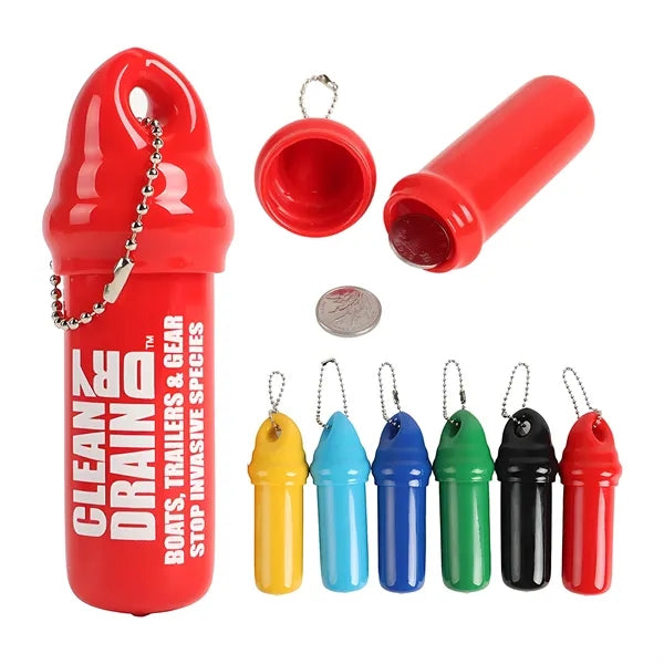 Floating Keychain w/Coin Pocket
