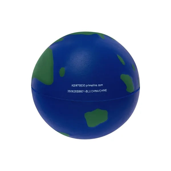 Globe Earth Shape Stress Ball Keychain