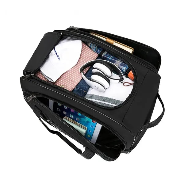 Large Expandable Rolling Suitcase Waterproof Travel Luggage