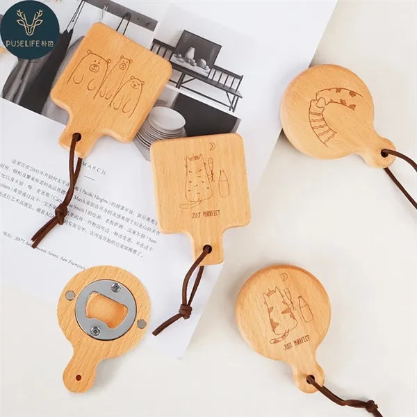 Wooden Bottle Opener