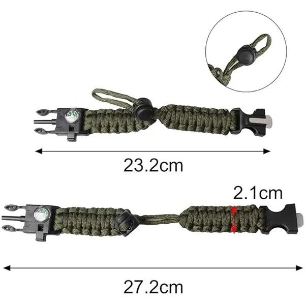Survival Paracord Bracelet