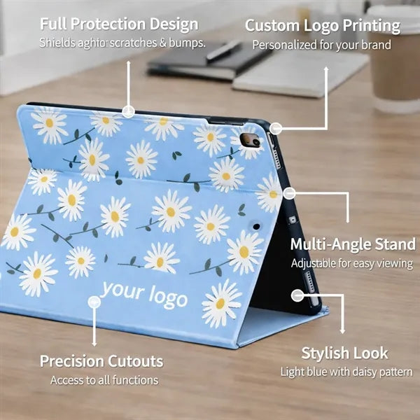 Tri-fold Protective Case iPad 12.9 Inch Anti-Fall with pen