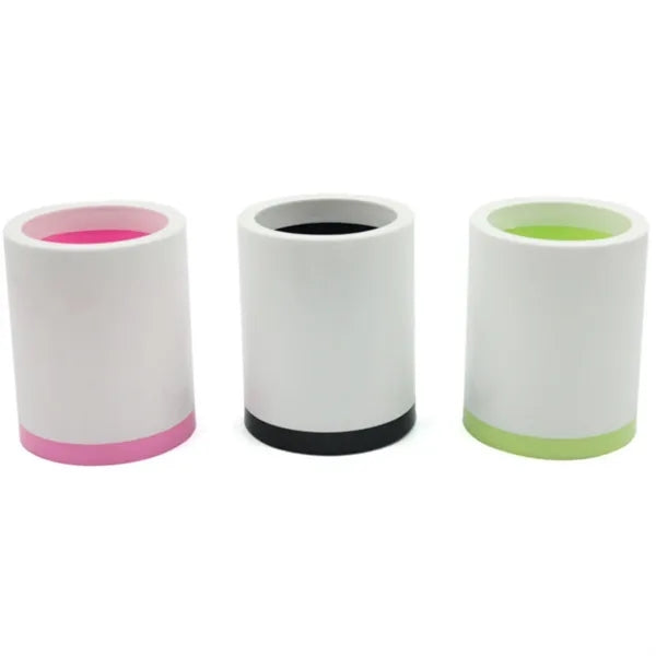 Double-Layer Cylindrical Pen Holder For Desk Organization