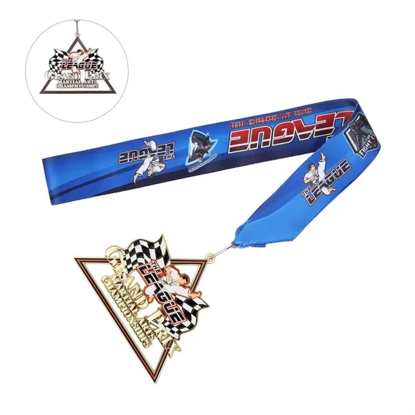 One Sided Custom Zinc Alloy Soft Enamel Medal