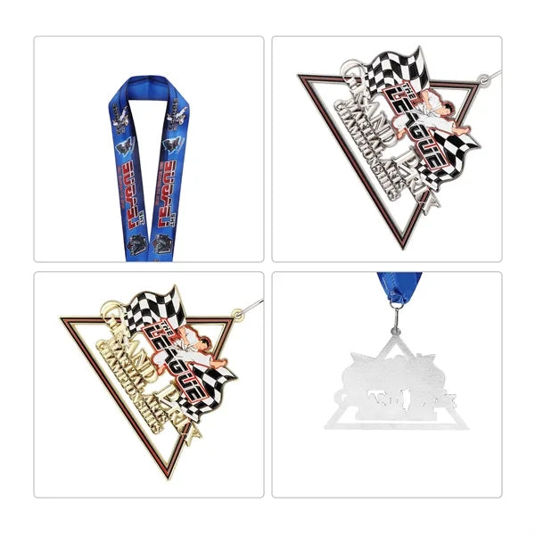 One Sided Custom Zinc Alloy Soft Enamel Medal