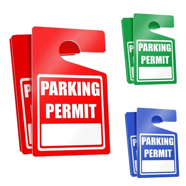 Parking Permit Hang Tags