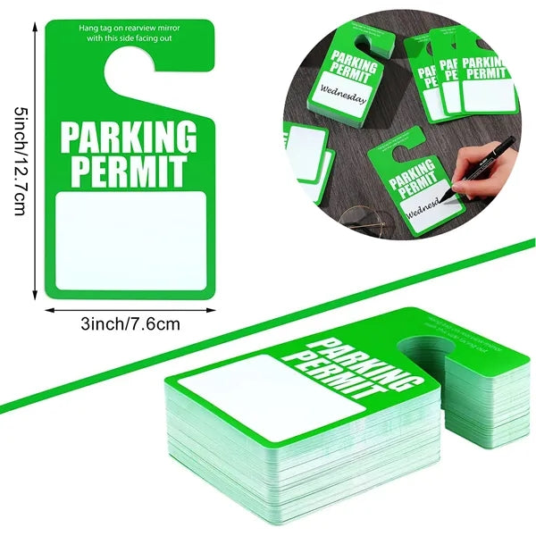 Parking Permit Hang Tags