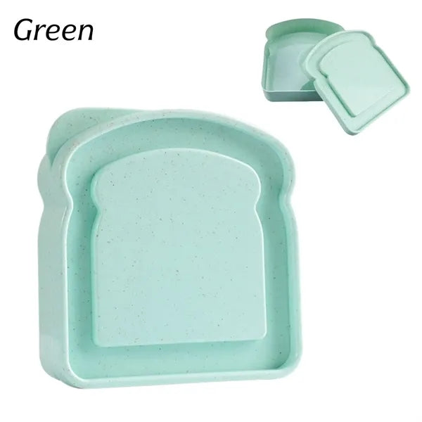 Wheat Straw Toast-Shaped Sandwich Box