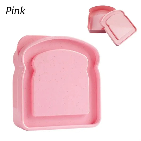 Wheat Straw Toast-Shaped Sandwich Box