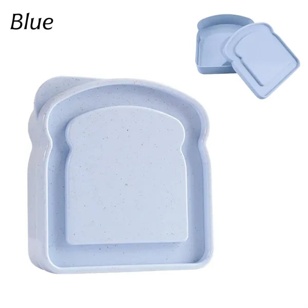 Wheat Straw Toast-Shaped Sandwich Box