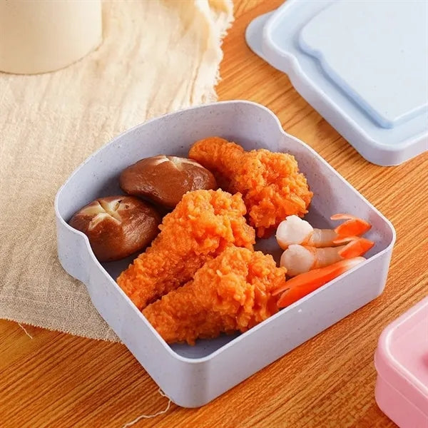 Wheat Straw Toast-Shaped Sandwich Box