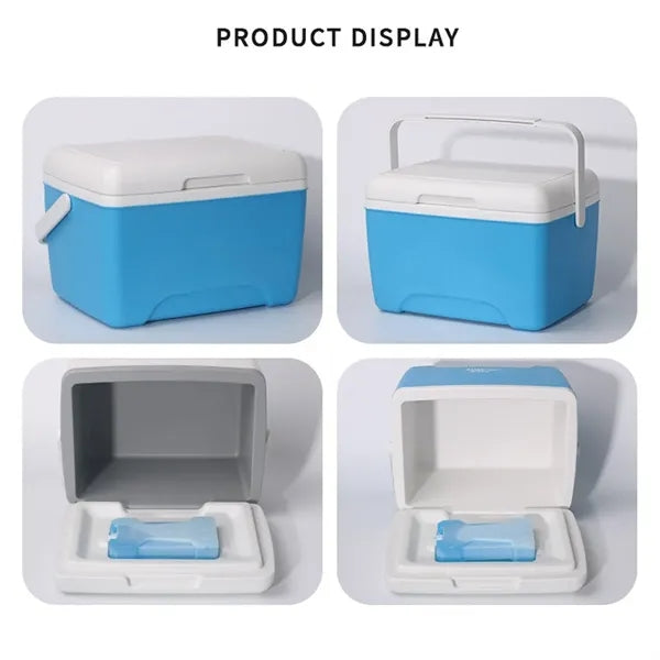 Portable 8L Cooler Insulated Ice Chest with Carry Handle