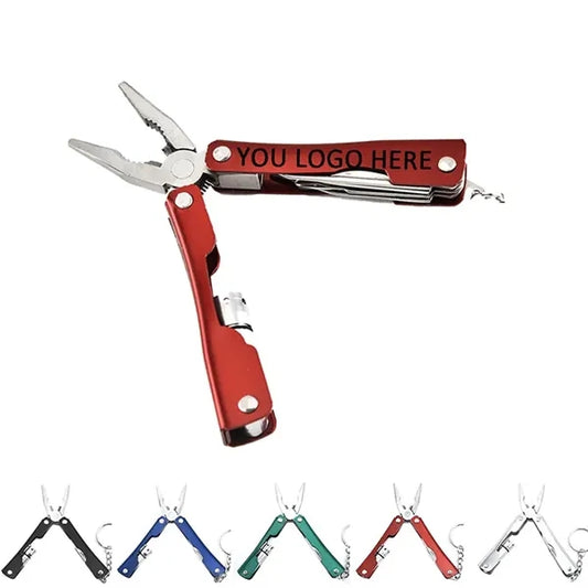 Mini Plier Keychain With Flashlight