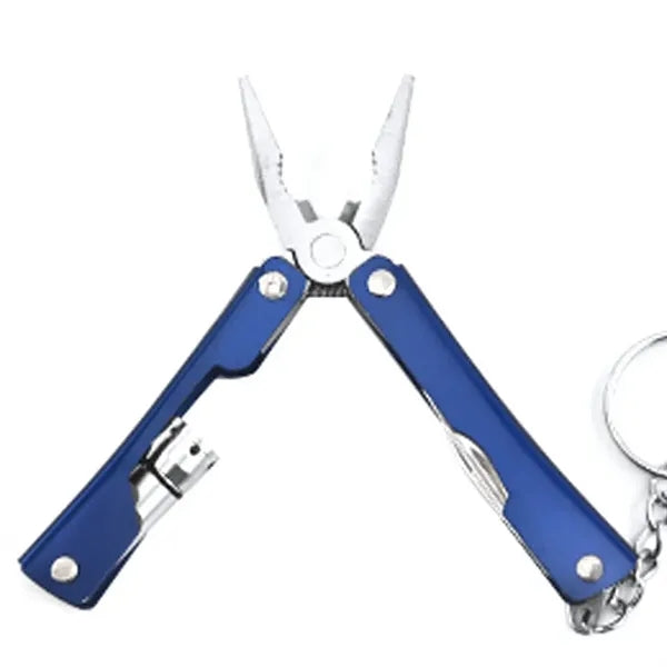 Mini Plier Keychain With Flashlight