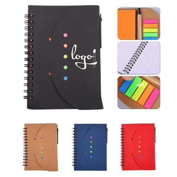 Notebook with Page Marker Memo Book