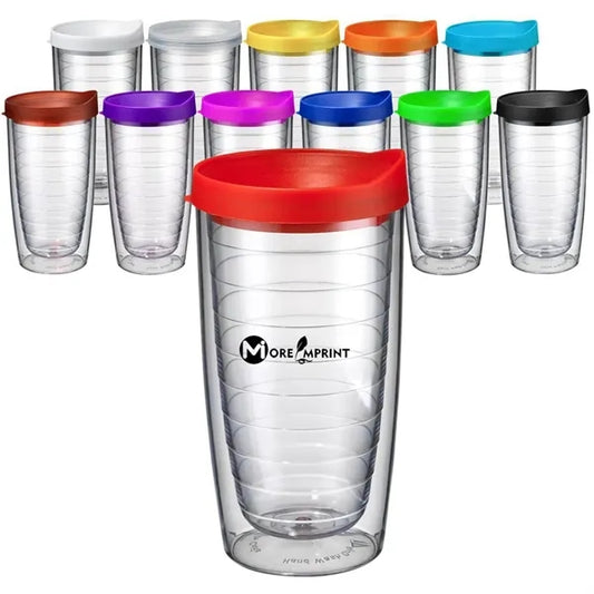 16oz Double Wall PS Plastic Travel Tumbler
