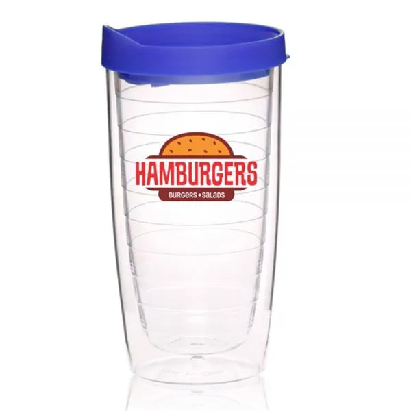 16oz Double Wall PS Plastic Travel Tumbler