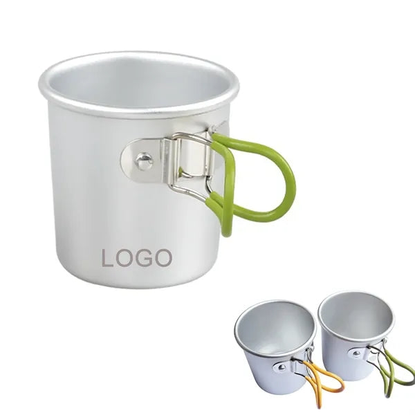 Outdoor Camping Folding Aluminum Cup
