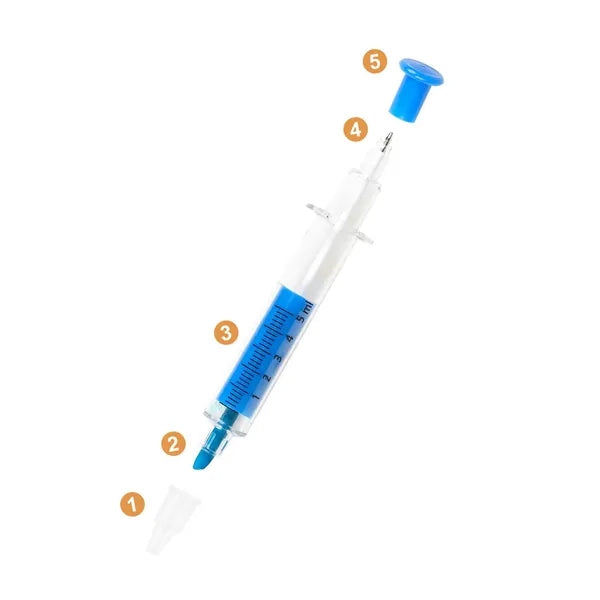 Syringe Shape Highlighter Pens
