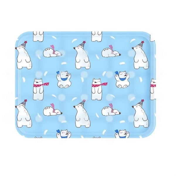 Pet Cooling Mat Soft Safe Thickened Cat Dog Ice Pad